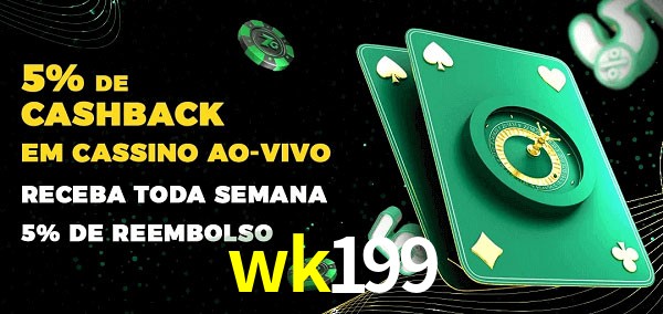 Promoções do cassino ao Vivo wk199